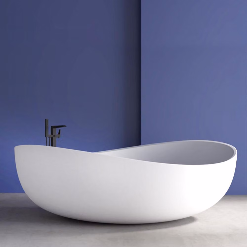 Vasca da bagno, Vasca da bagno domestica, Vasca da bagno di grande capacità, Vasca da bagno di forma speciale, Vasca da bagno, 180*110*62cm/TW-6620-180/