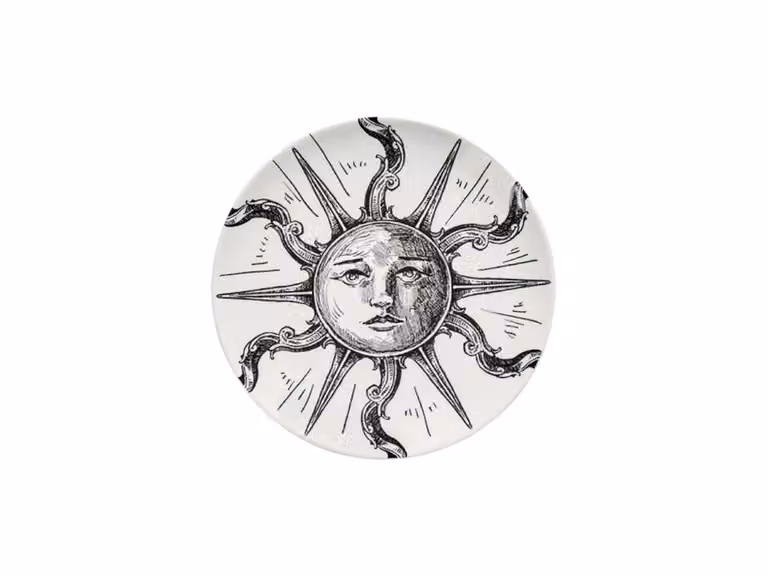 Unity Sun Piatto Pane Bianco-Nero
