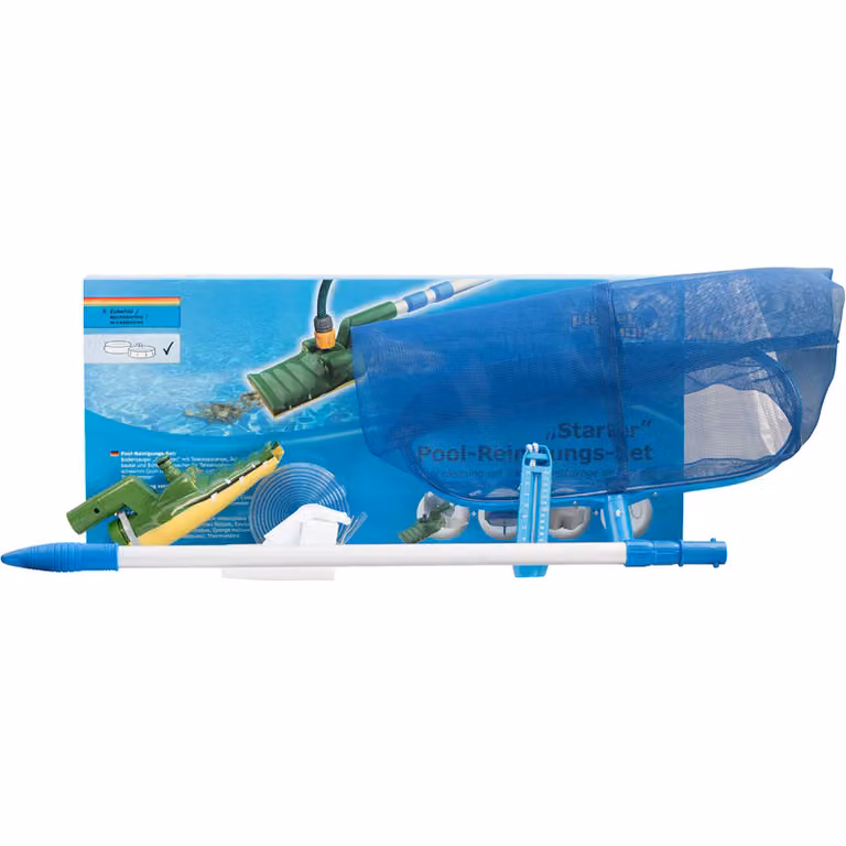 Set iniziale per la pulizia della piscina di piccole dimensioni