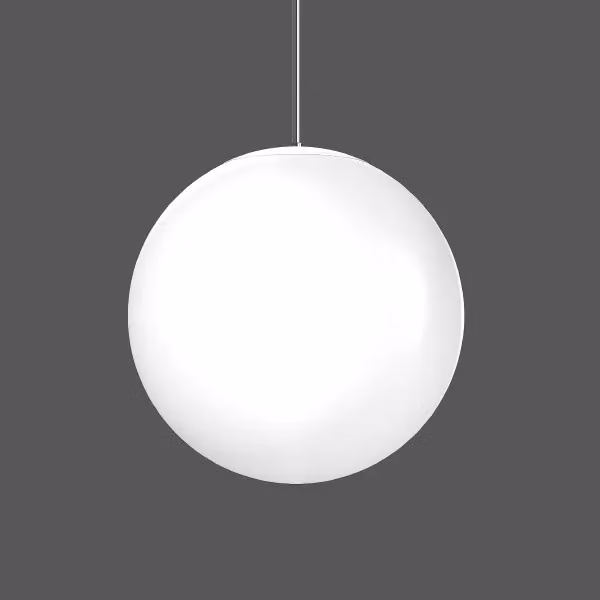 RZB Basic Ball, 1 lampadina, LED, 4000 K, 8400 lm, IP40, bianco