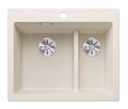 Lavello Blanco PLEON 6 Split 61,5 x 51 cm bianco tenue 527139