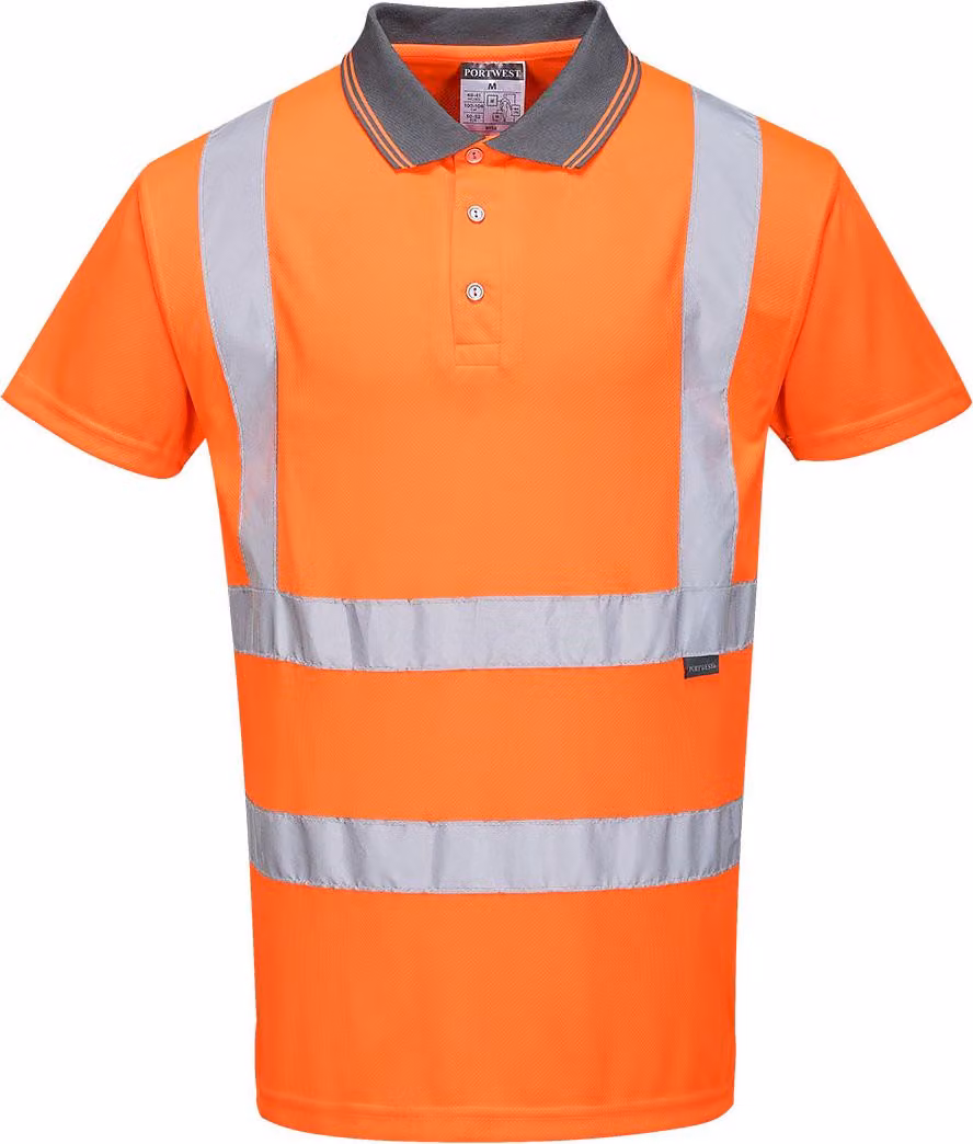 Polo ad alta visibilità Ris - Taglia 6XL - Arancione - Portwest