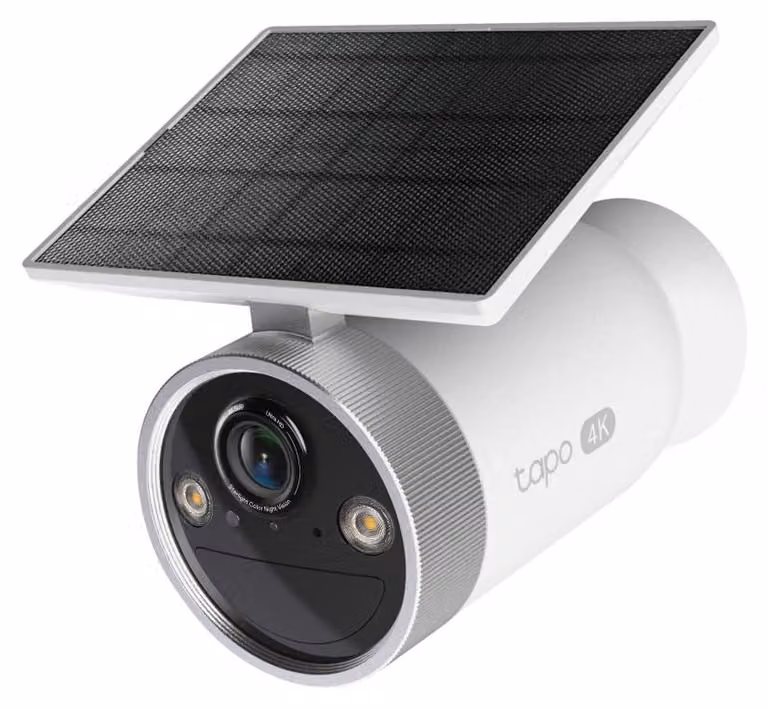 Telecamera di sicurezza esterna - 4K, 8 megapixel - Alimentazione a energia solare, batteria integrata - Wi-Fi a doppia banda - Visione notturna avanzata