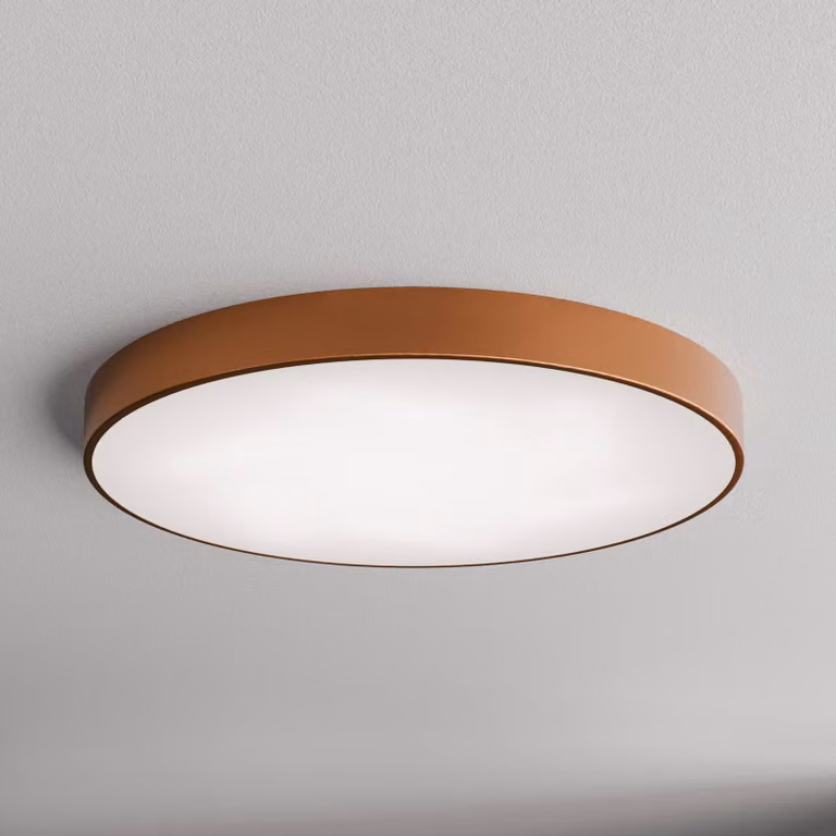 Plafoniera soffitto Cleo 800 TEMAR LIGHTING, dimmerabile, Rame, Soggiorno / Sala da pranzo, Metallo, Plafoniera