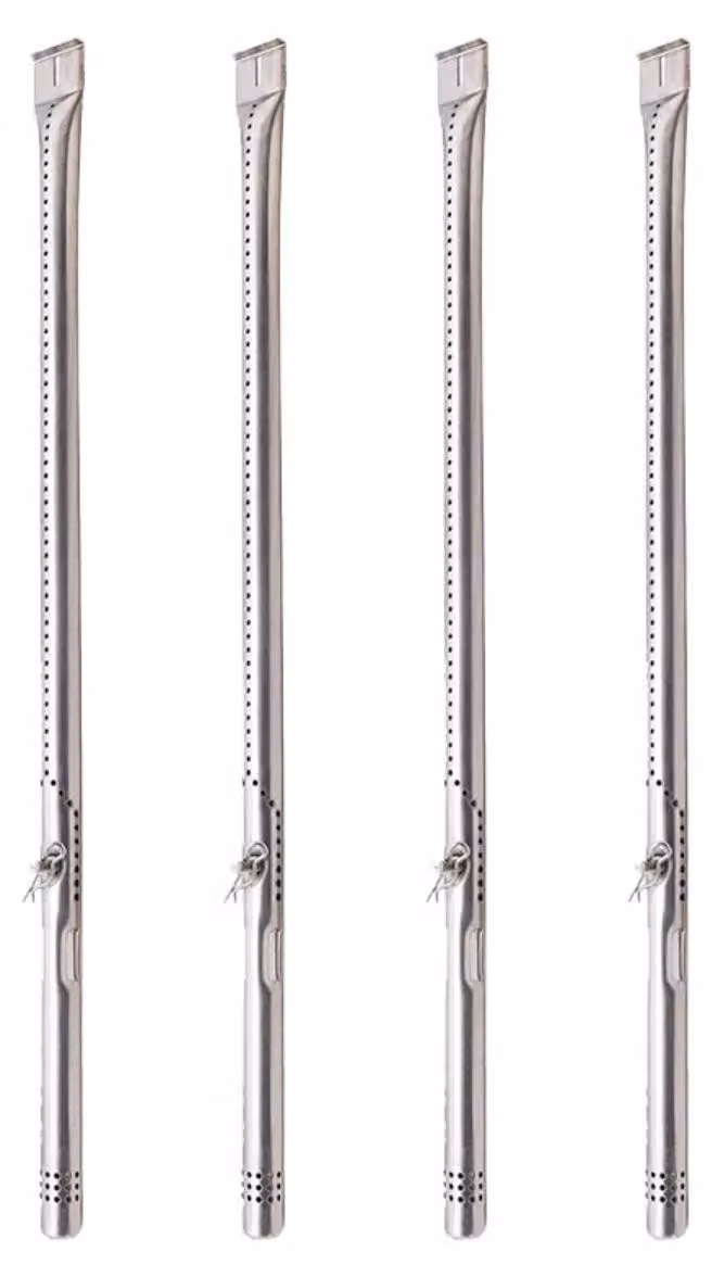 INF Set da 4 tubi bruciatore in acciaio inossidabile compatibile con Charbroil Performance — Ricambio G470-5200-W1, 42cm x 2cm