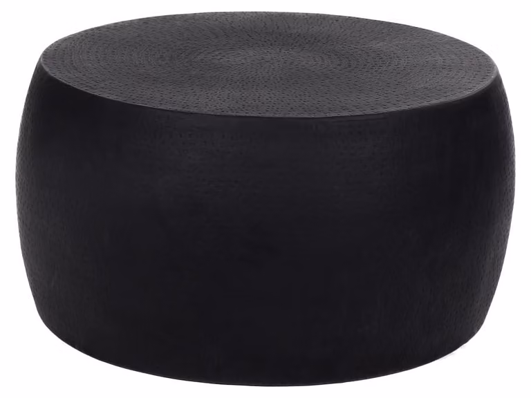Tavolino Pomax Esther, nero, diametro 70 x altezza 36 cm