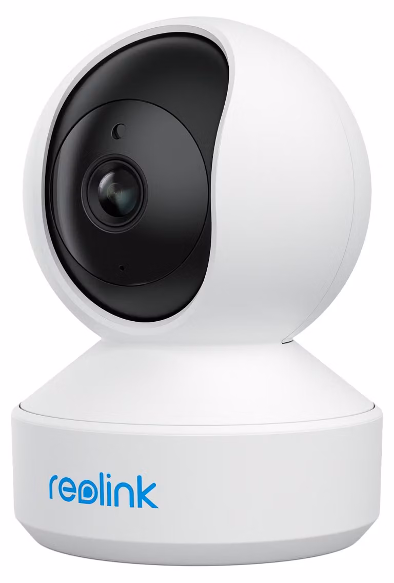 Reolink Serie E E320 - Telecamera di sicurezza per interni da 3MP Rilevamento di persone e animali Installazione semplice Wi-Fi a 2,4 GHz