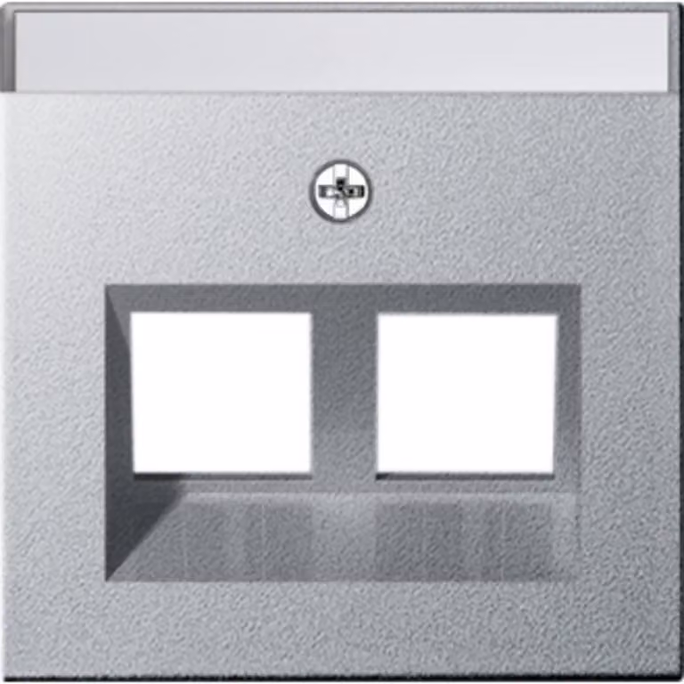 Gira cover Jack modulare 30Grd 2-gang alluminio 264026
