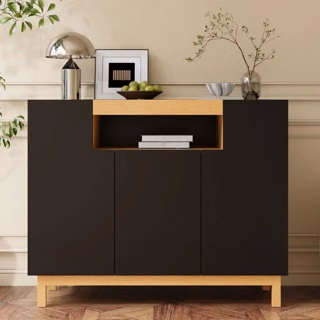 Credenza 3 Ante Multifunzionale ¨C MINIMAL ¨C Legno, Soggiorno e Sala da Pranzo