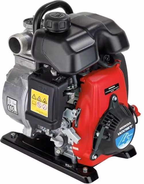 Elettropompa Honda WX15 a motore 4 tempi da 2.18 CV con portata 16800 l/h e mandata massima 40 m