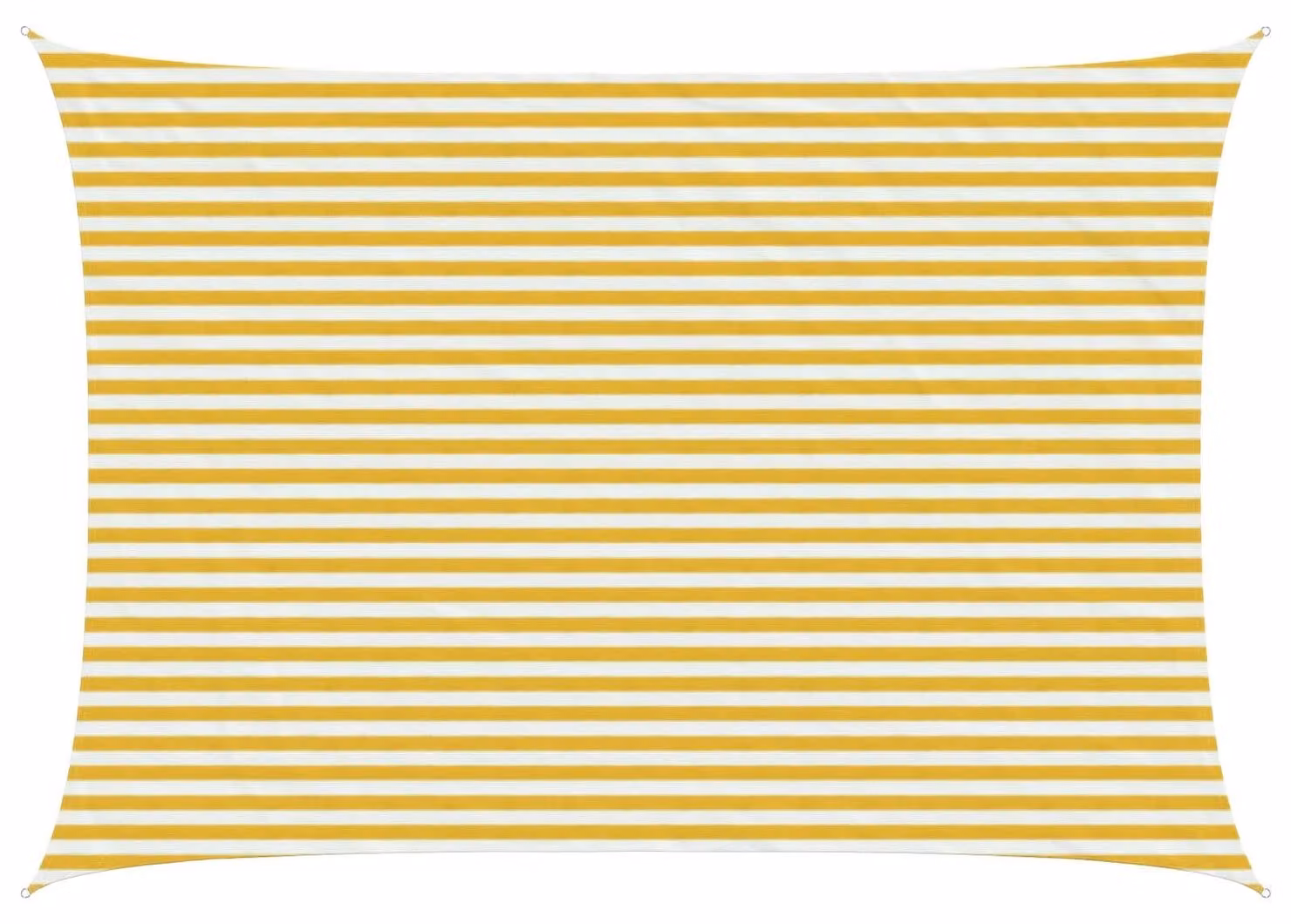 Telo Ombra Giallo e Bianco 3,5 x 5 m HDPE