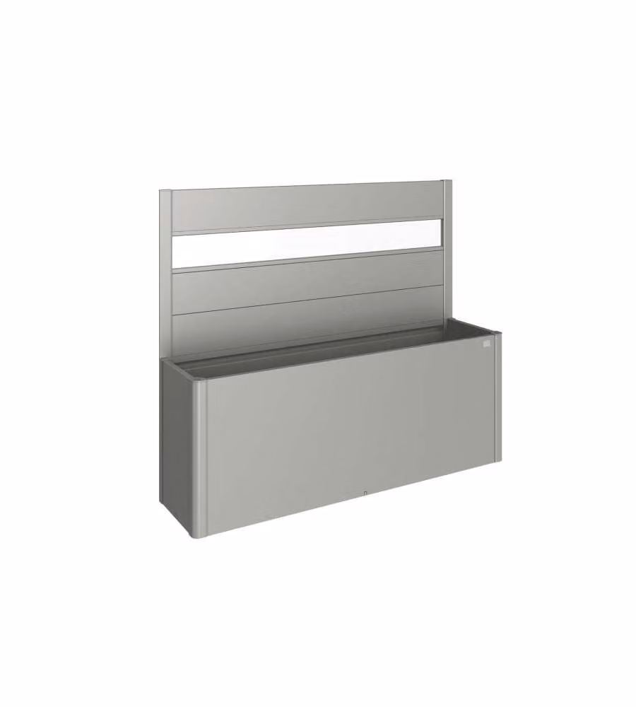 Biohort Schermo Frangivista Aiuola Rialzata 400x91 cm Grigio Quarzo