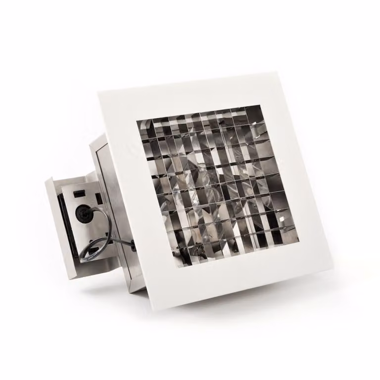 Faretto da incasso a soffitto Konstsmide a LED bianco, 3000K, 550 lm, 1x6W, 240 V, alluminio, dimmerabile, 7098-200