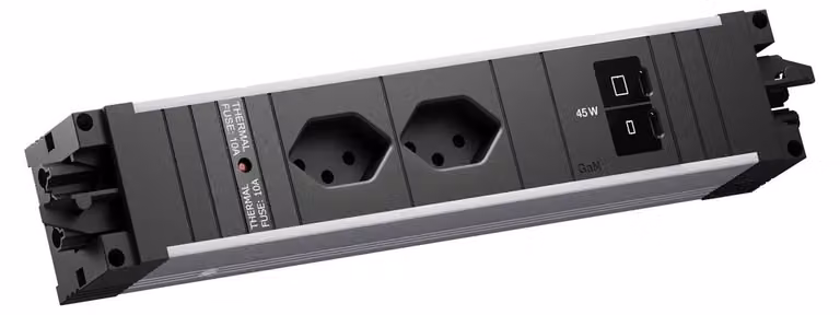 Bachmann Step Alu 2Xch 90°, 1Xusb C/C 45W