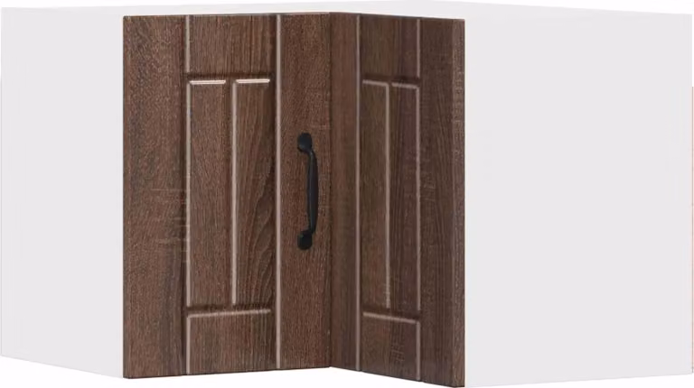 Mobile angolare per parete LUCCA Rovere Marrone 57 x 57 x 40 cm