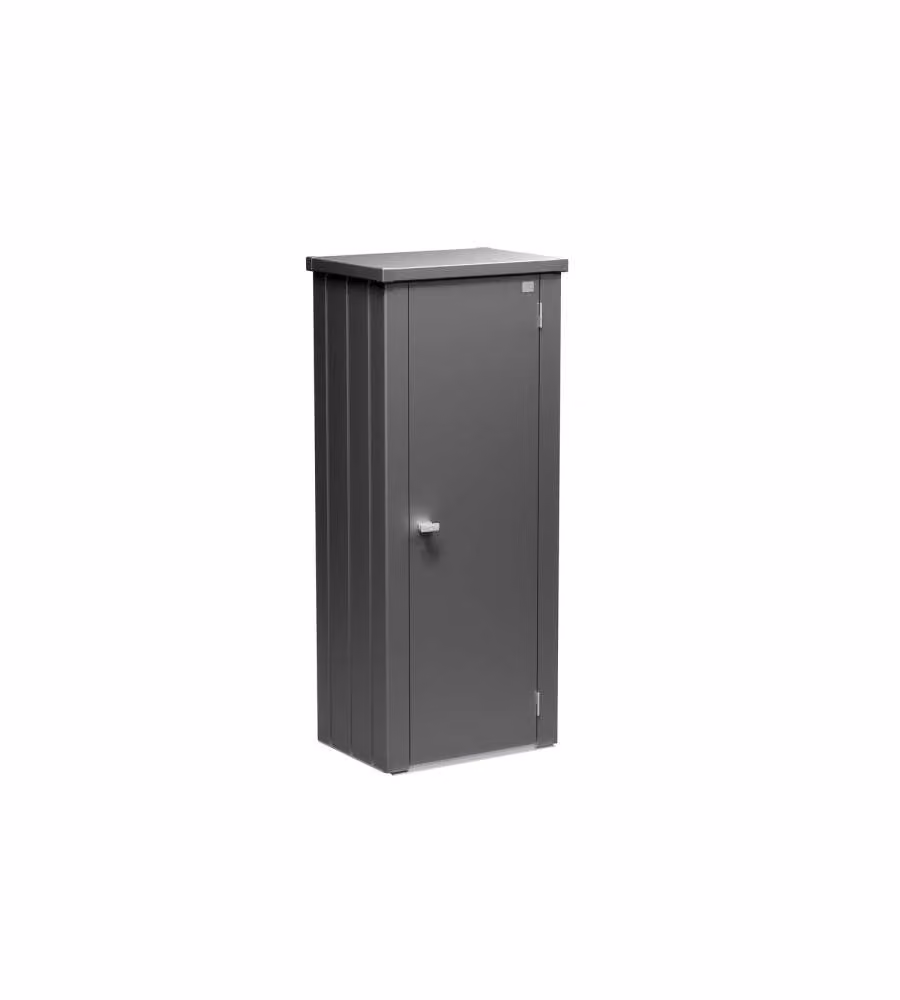 Biohort Armadio Julia da Esterno M High Grigio Scuro 77,7x57x180,9 cm