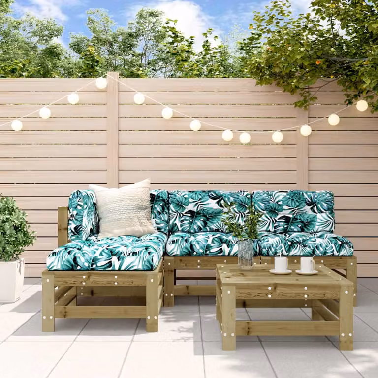 Maison Exclusive - Set da giardino da 5 pezzi in legno di pino trattato