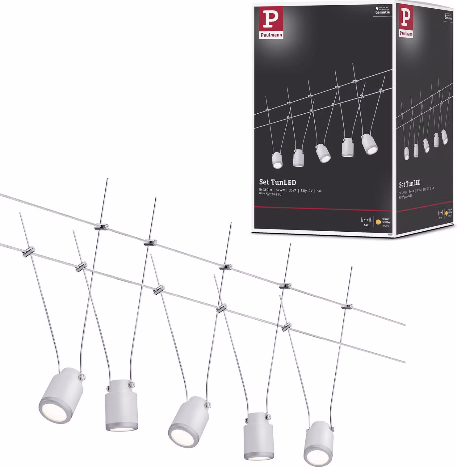 Sistema di cavi LED Paulmann Set base TunLED
