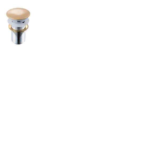 Piletta lavabo click-clack con troppopieno FANCY2 Beige