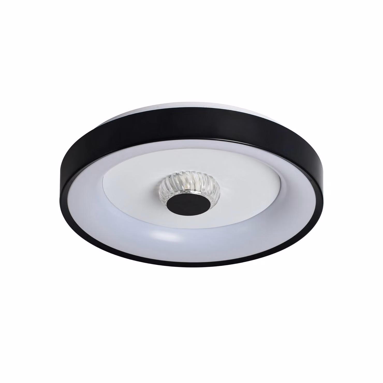 Searchlight Plafoniera soffitto Polka, dimmerabile, Nero, Soggiorno / Sala da pranzo, Metallo, Moderno, Plafoniera