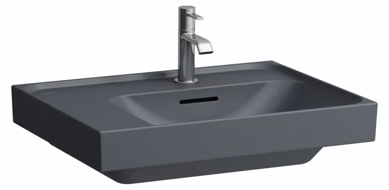 LAUFEN MEDA lavabo à poser, poncé, tablette à gauche, 600x460mm, 1 trou pour robinet, sans trop-plein, H8181127581111, H8181127581111