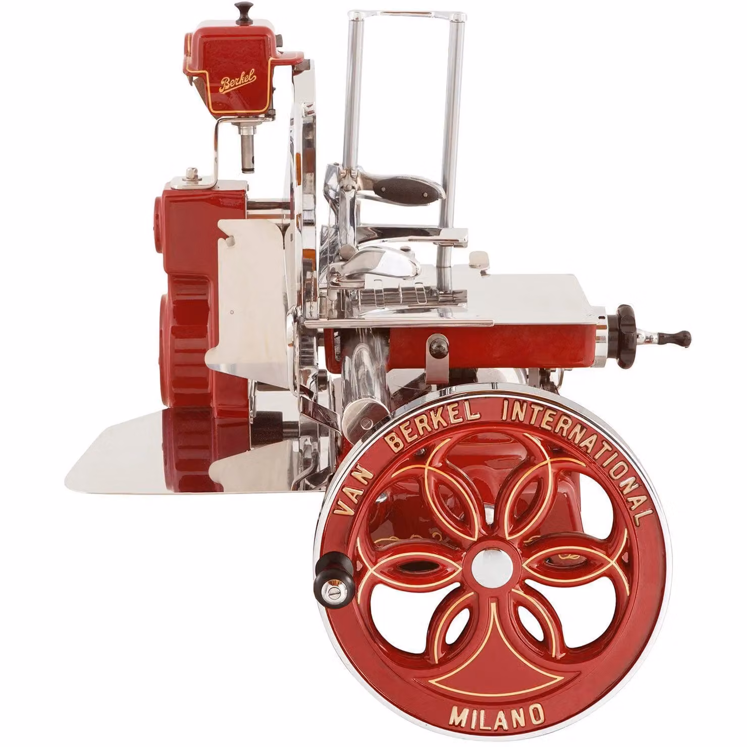 Affettatrice Volano B114, Rosso Berkel - Decori Oro, diam. lama 320mm