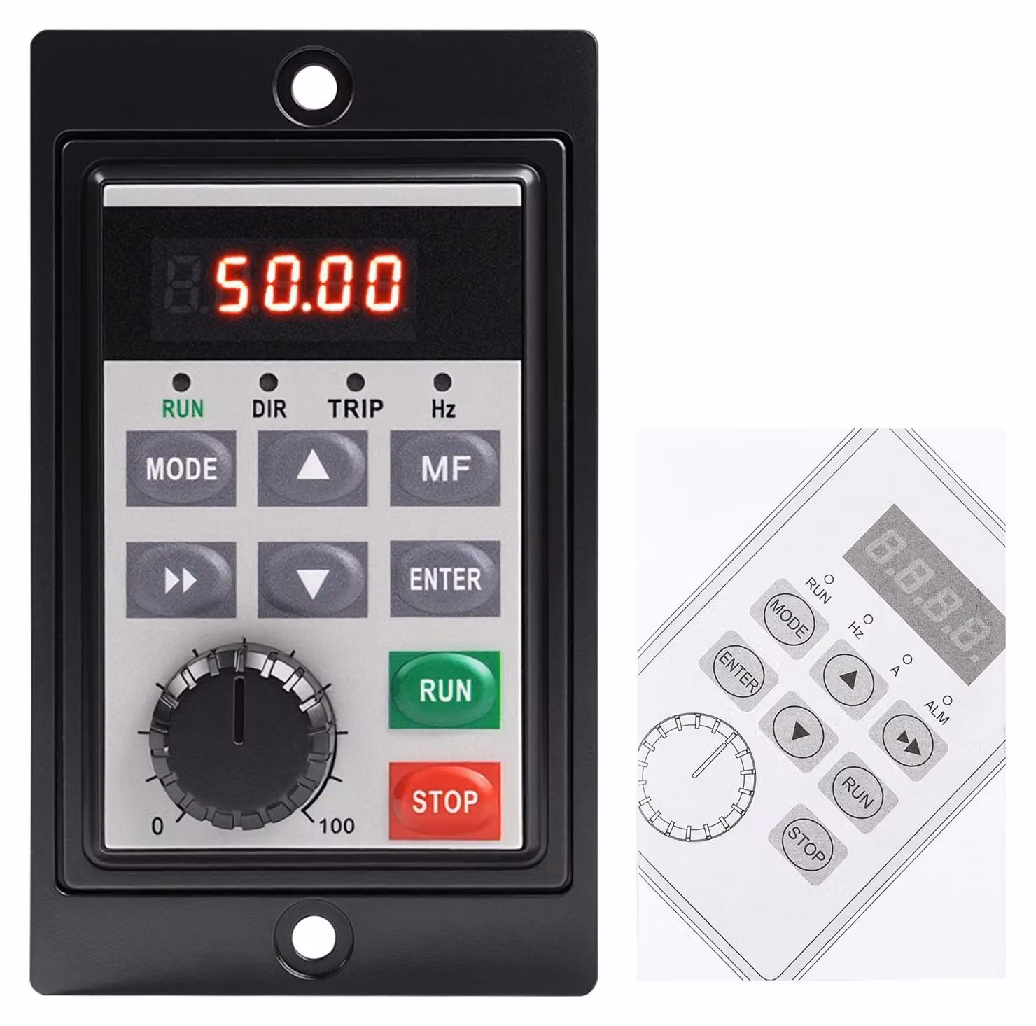 Dimmer elettronico da 750 W, con ingresso monofase a 220 V e uscita trifase