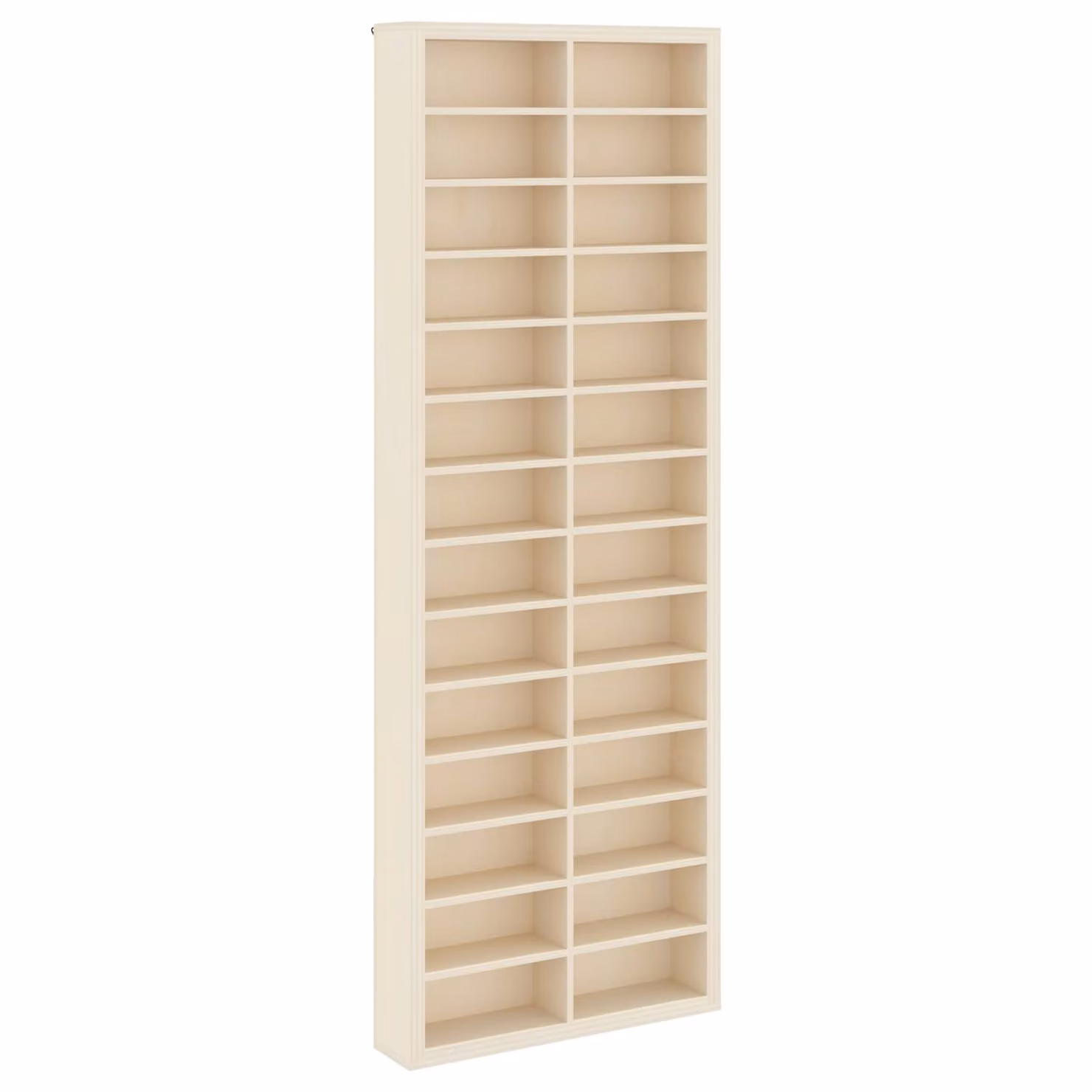 Vetrina da parete moderna vidaXL in MDF Beige L 21 cm x P 4,5 cm x H 59 cm