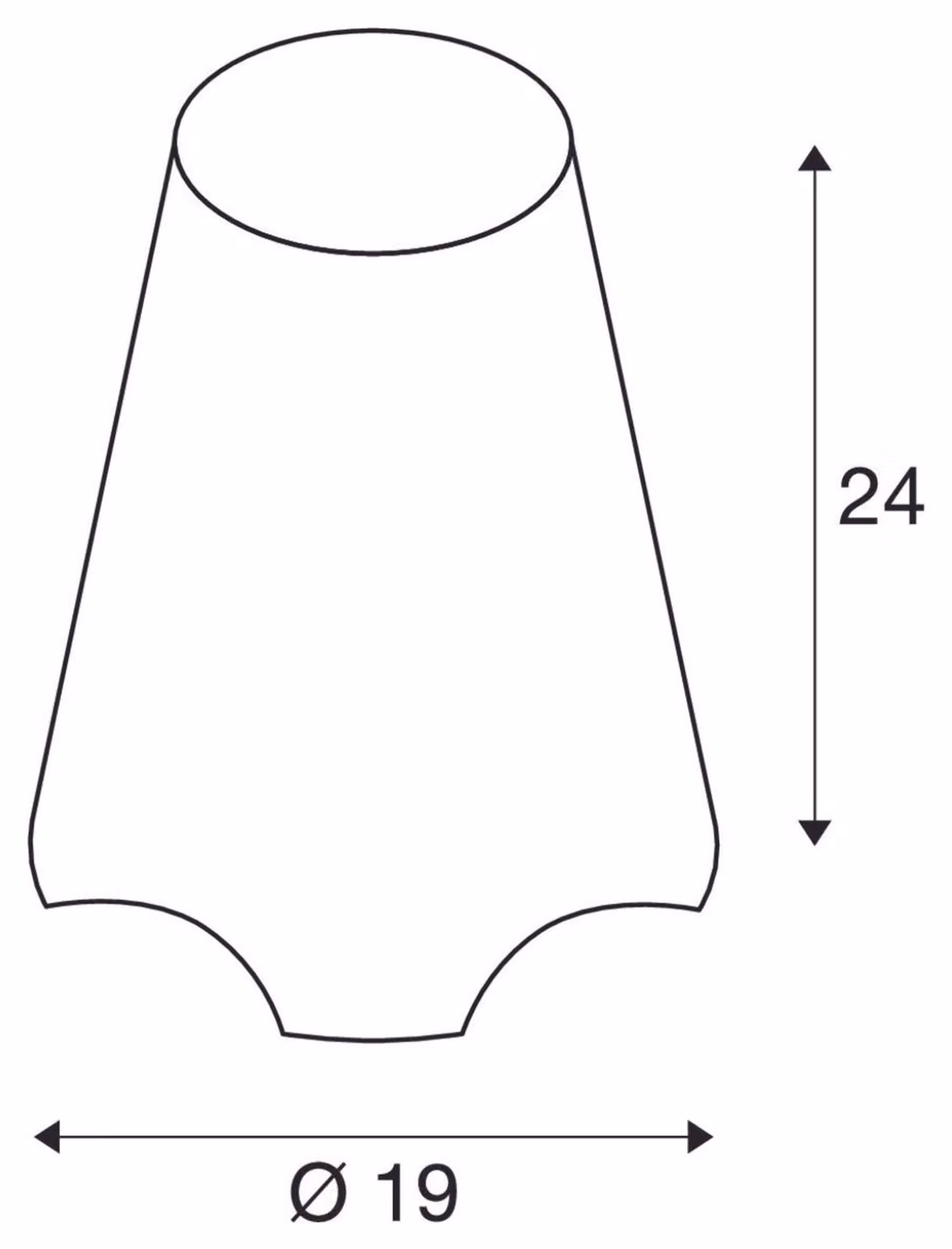 Kirocone E27 lampada da tavolo bianca IP44