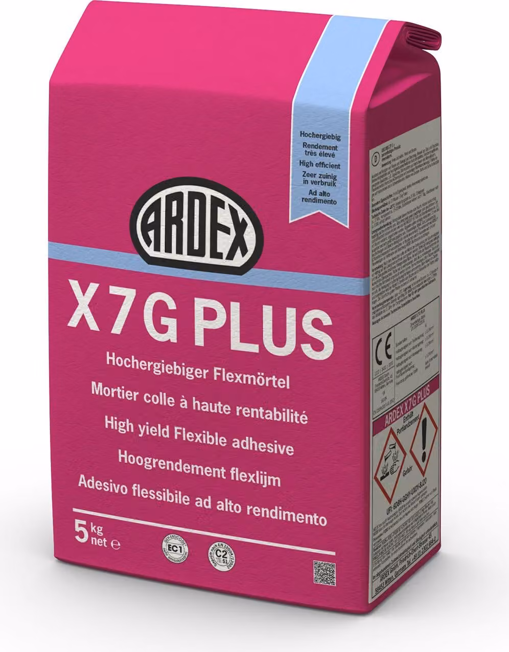 ARDEX X 7 G Plus Flexmörtel Fliesenkleber 5 kg Beutel