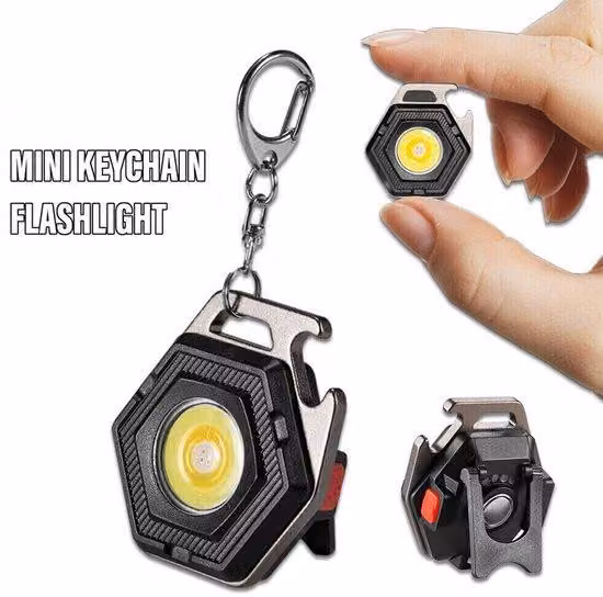 Torcia a LED, ricaricabile tramite USB, lampada da viaggio, lampada da campeggio, impermeabile