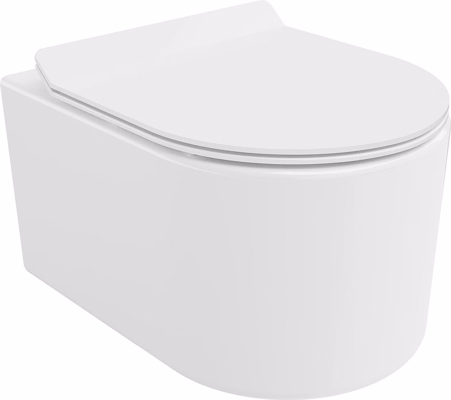 Mexen Sofia vaso wc Rimless con sedile a chiusura rallentata slim, duroplast, bianco lucido - 30540100