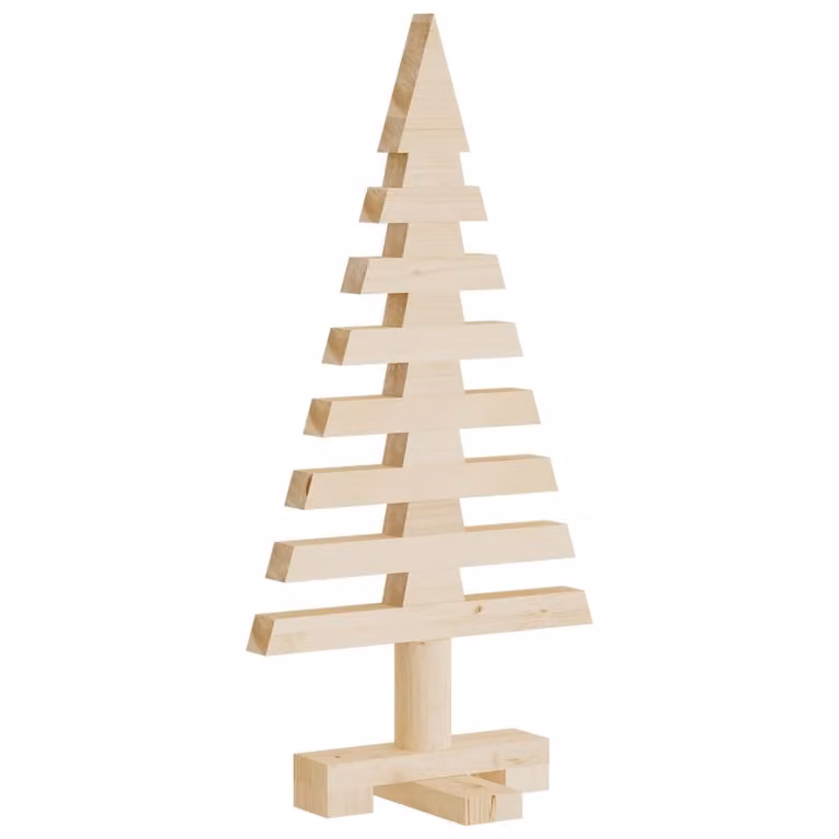 | Albero di Natale in legno | naturale 60 cm Legno di pino massello