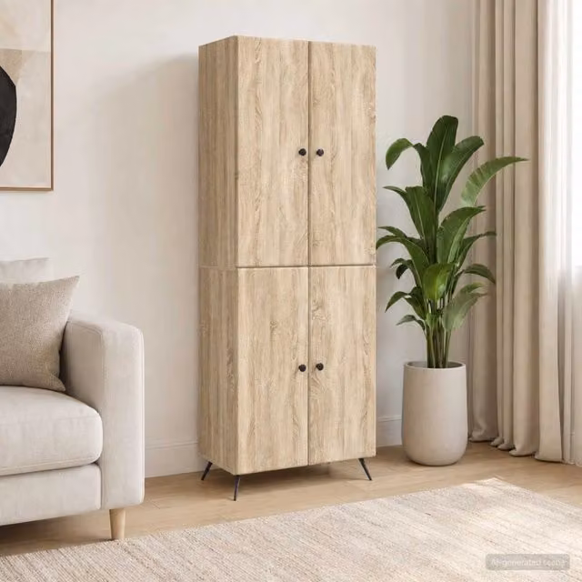Set di armadi 2 pz Rovere Sonoma Legno ingegnerizzato 3416864