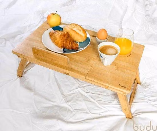 Tavolino pieghevole da colazione 50x30 cm per il letto