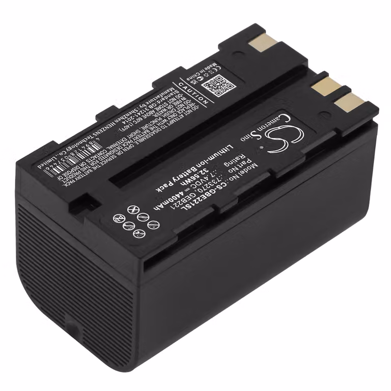 TECHTEK Batteria compatibile con [Leica] ATX1200, ATX900, CR50, CR60, Flexline total stations, GPS900, GRX1200, GS20, GX1230, iCR70, iCR80, Piper 100