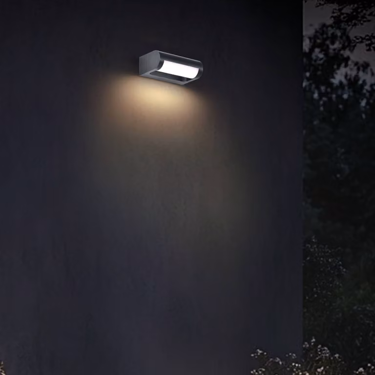 CMD Applique da esterni a LED 9052, Nero, Alluminio, Moderno, Applique LED da esterni