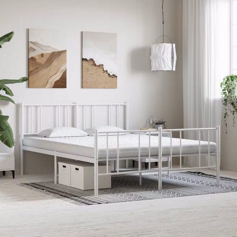 vidaXL Materasso in Schiuma Bianco 180x220 cm 7 Zone Durezza 20 ILD