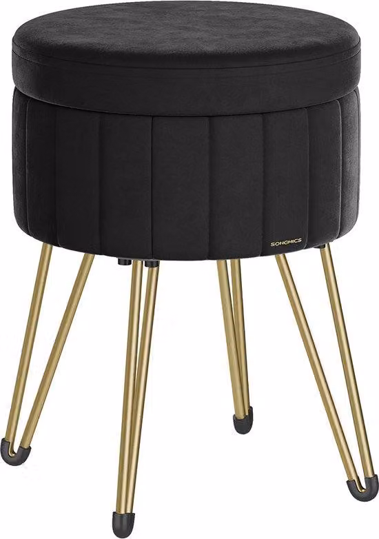 Scrivania con vano portaoggetti e 4 gambe in metallo di colore nero