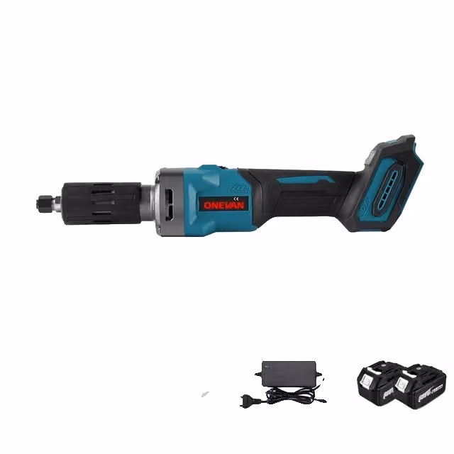 Smerigliatrice elettrica per aste, motore brushless da 35000 giri/min, a batteria con velocità variabile, 2 batterie spina UE