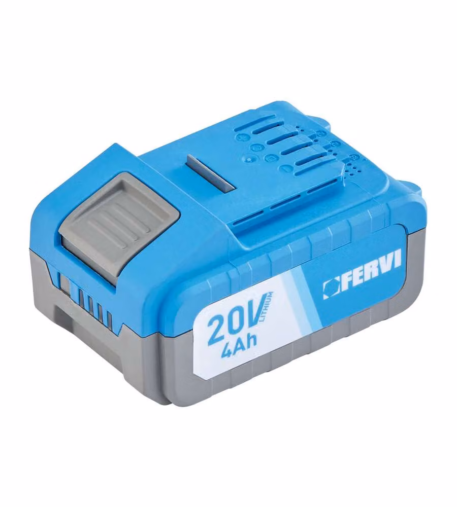 Fervi Batteria Li-Ion 4Ah 20V Compatibile F20V Range Ricaricabile