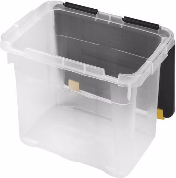 Contenitore con coperchio 18L, PLASTICA, 39,5x27x27,5 CM