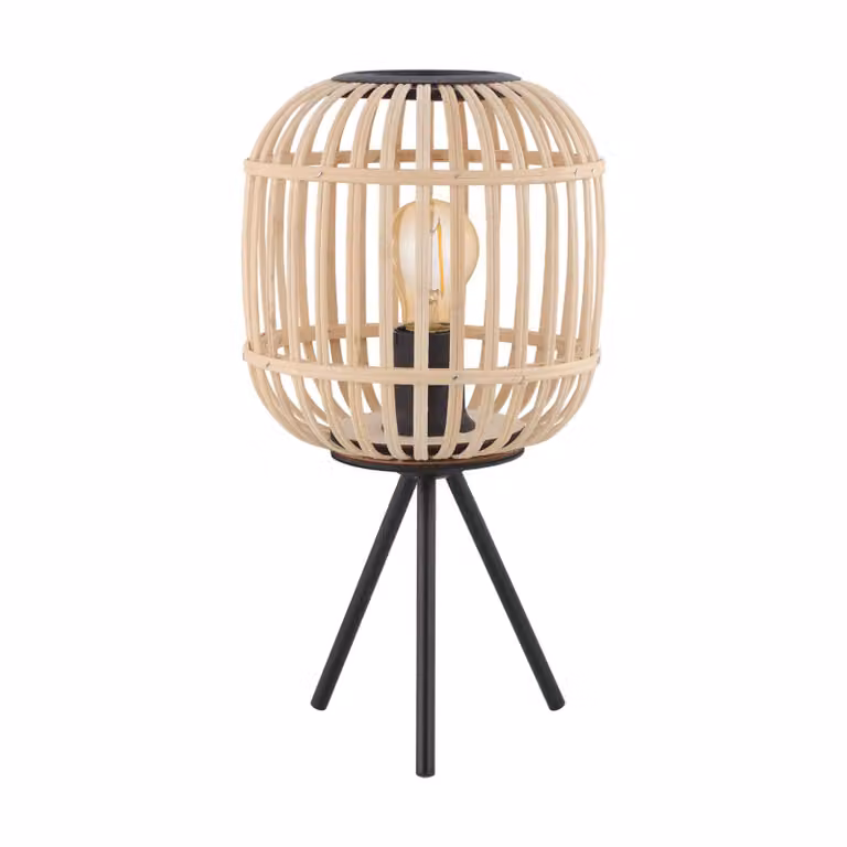 Lampada da tavolo Eglo 43218 BORDESLEY E27 1x28 W nero