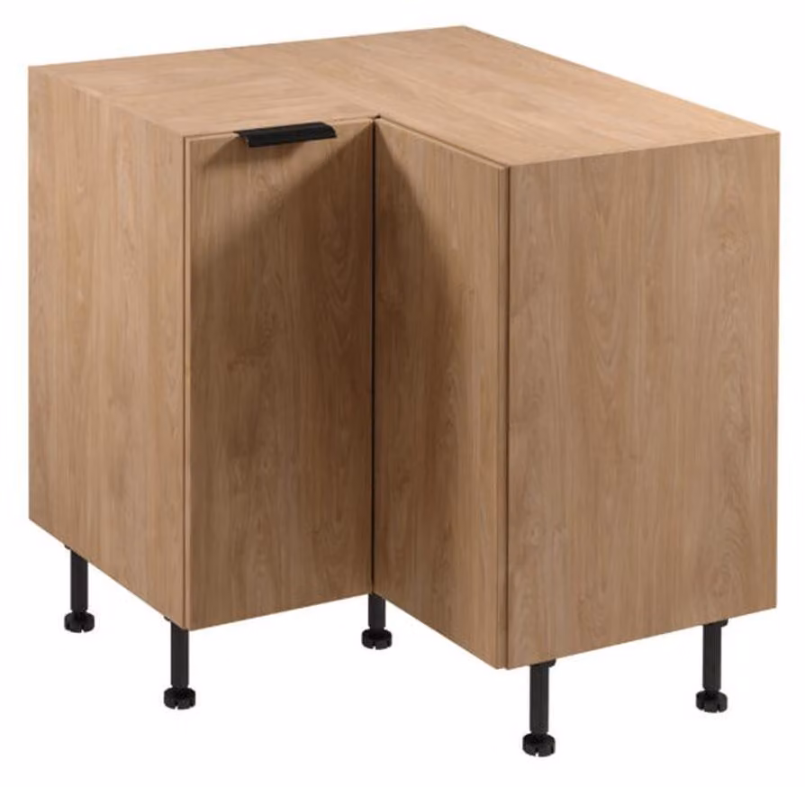 Eckunterschrank Kücheneckschrank Eckschrank mit Ablage Küchenschrank