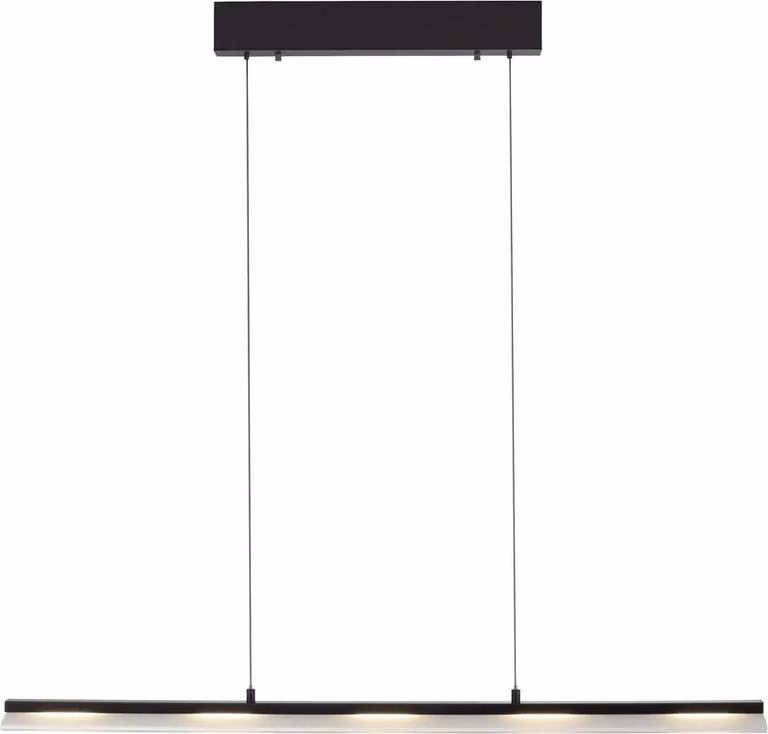 JUST LIGHT NELE, lampada a sospensione a LED, luce bianco caldo, dimmerabile, 21W, colore nero, modello 12288-18