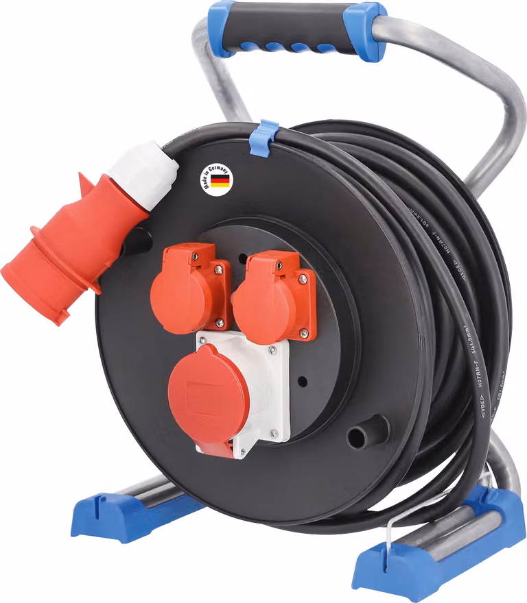 as-Schwabe avvolgicavo CEE 25m 5G1,5 400V 16A avvolgicavo di estensione IP44