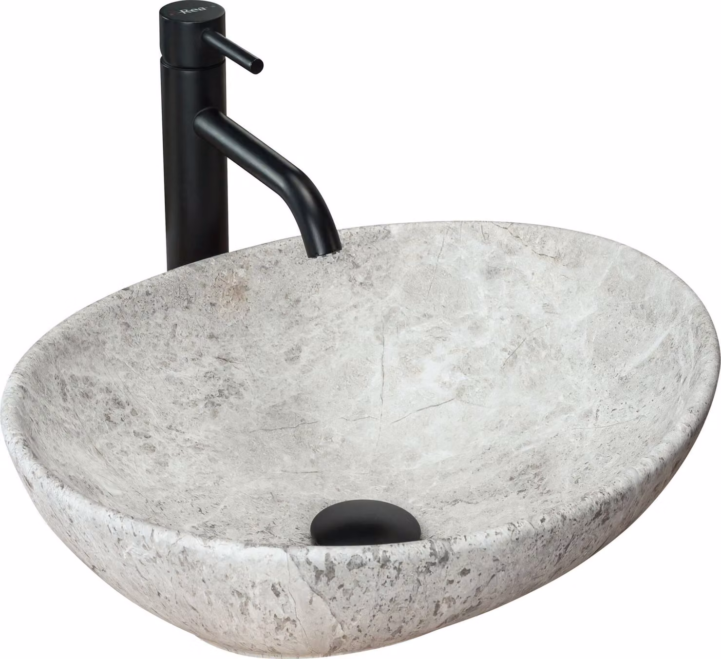 Lavabo da Appoggio Rea Sofia Light Stone