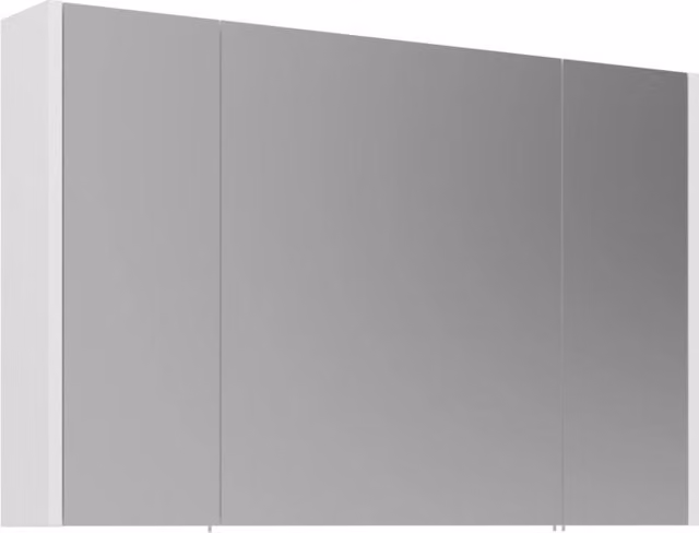 Mobile da bagno con specchio "Arno 100" - 100 x 16 x 66 cm - Bianco