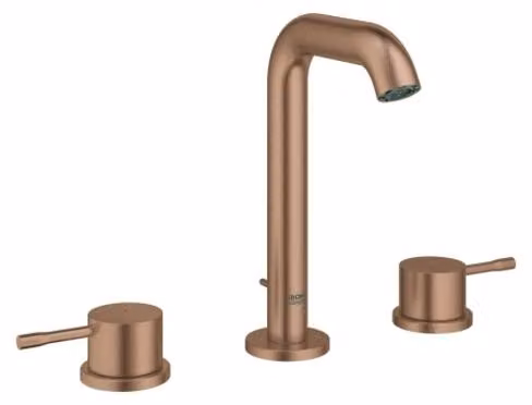 Grohe Essence, mitigeur de lavabo 3 trous, saillie 114mm, avec vidage à tirette, 20296DL1, 20296DL1