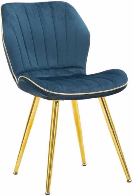 Sedia Paris Space Ottanio /gold Set 2 Pz cm 46x58x77